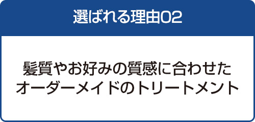 選ばれる理由